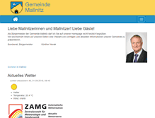 Tablet Screenshot of mallnitz.gv.at